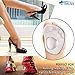 DALIVA® Ball of Foot Cushions - Metatarsal Pads Forefoot Pad - Metatarsal Cushion Mortons Neuroma - Metatarsal Foot Pads - Gel Foot Cushion for Heels - Shoe Inserts for Women (White)