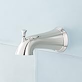 Signature Hardware 456260 Provincetown 5-1/4" Integrated Diverter Tub Spout - Polished Nickel