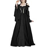 Abaowedding Womens's Medieval Renaissance Costume Cosplay Over Dress