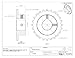 Tsubaki 35B24F-1 Finished Bore Sprocket, Single Strand, Inch, #35 ANSI No., 3/8