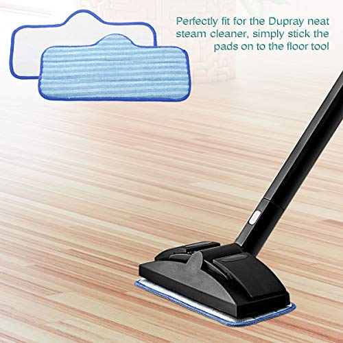 KEEPOW Microfiber Pads for Dupray Neat Steam Cleaner, 6 Pack Washable Pads