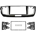 DKMUS Double Din Radio Stereo Dash Installation Mount Trim Kit Compatible with Honda Accord 2013-2017