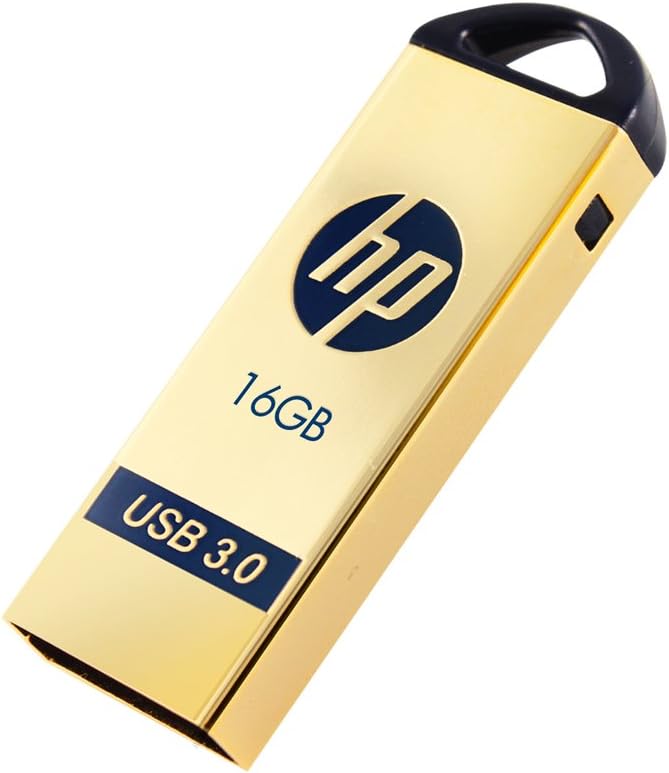 Amazon HP USBメモリ 16GB USB 3.0 ゴールド 金属製のフラッシュドライブ x725w HPFD725W16