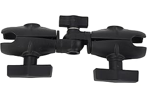 Jelquix Double Socket Swivel Ratchet Arm with Multi Directional Rotation for 360 Degree Rotation for C Size 1.5in Ball Compon