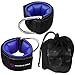 Ankle Straps for Cable Machines Set of 2 – Extra Padded Adjustable Leg Pull Resistance Straps for Perfect Glute/Ab Fitness Cuffs in Strong D-Ring Attachment + Free Deodorizer Case By Metric USA