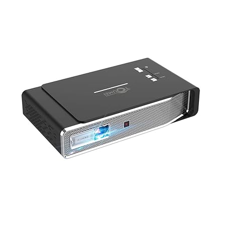 TOUMEI V5 Projektor - 3800 Lumens Mini Beamer - Android DLP Smart Projektoren - Unterstützung 1080P und 4K Heimkino Cinema Be
