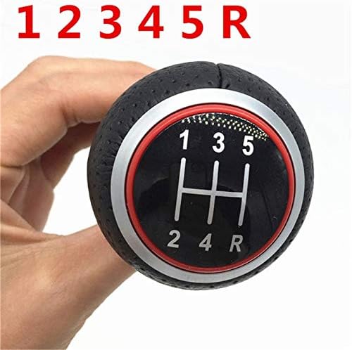 BUNGAO STORE 12mm 5/6 Speed Gear Shift Knob Lever Stick For Audi A4 B6 B7 B8 A6 S4 8K A5 8T Q5 8R S Line Ibiza 6J Seat Leon Mk1 Passat Golf