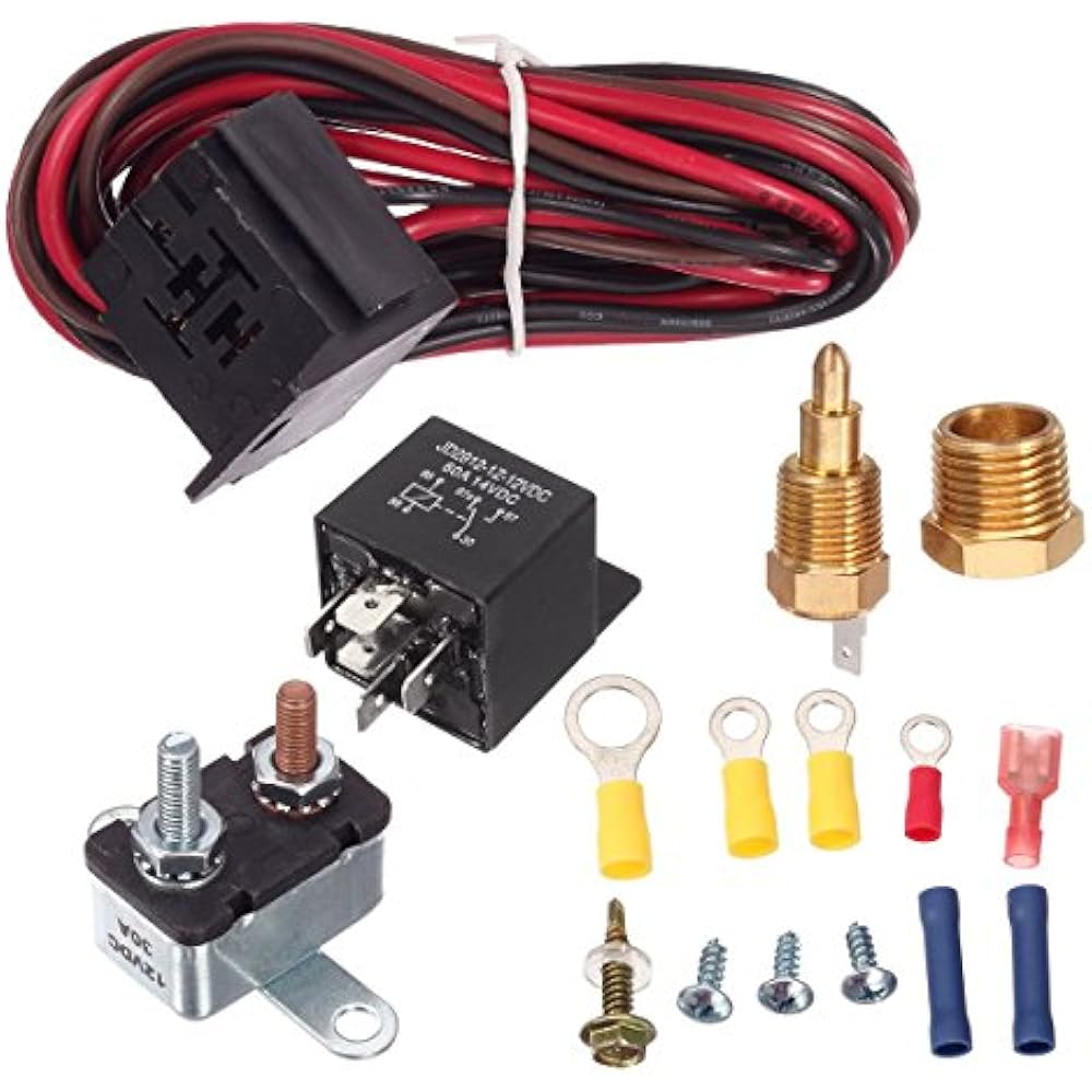 185 To 200 Degree Electric Fan Thermostat Sensor Temperature Switch 50