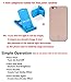 LONHEO iPhone 7 Illuminated Cell Phone Case with Independent Rechargeable Battery iPhone 7 Led Illuminated case Great for a Bright Selfie and Facetime - Rose Gold