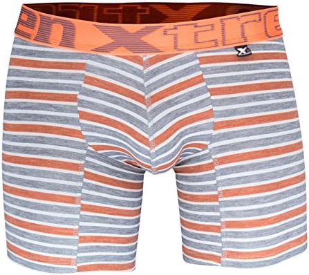 51399 Poly-Cotton Boxer Briefs Color Orange Size L