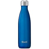 S'well Recycled Stainless Steel Water Bottle 17 Fl ounces Ocean Blue Triple-Layered Vacuum-Insulated Containers Keeps Drinks Cold for 36 Hours and Hot for 18 BPA-Free Perfect for On the Go