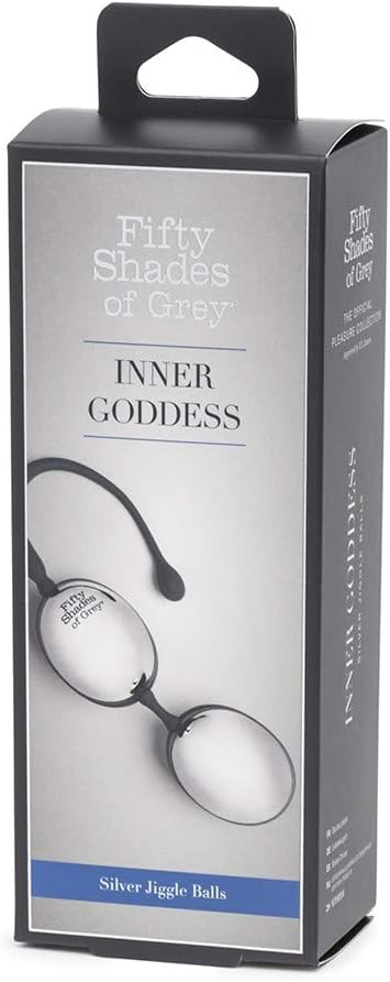 Fifty Shades of Grey Inner Goddess Silver Jiggle Balls for Kegel Toning & Stimulation - 67g - Image 3