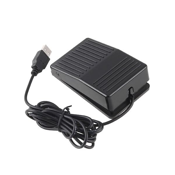 KKmoon-Reset-Foot-Switch-USB-Keyboard-Pedal-Nonslip-Plastic-Action-Pedal-for-Game-ControlCNC-IndustrialProgrammable-DIY-Compatible-with-WindowsLinuxMAC KKmoon Reset Foot Switch USB Keyboard Pedal Nonslip Plastic Action Pedal for Game Control,CNC Industrial,Programmable…
