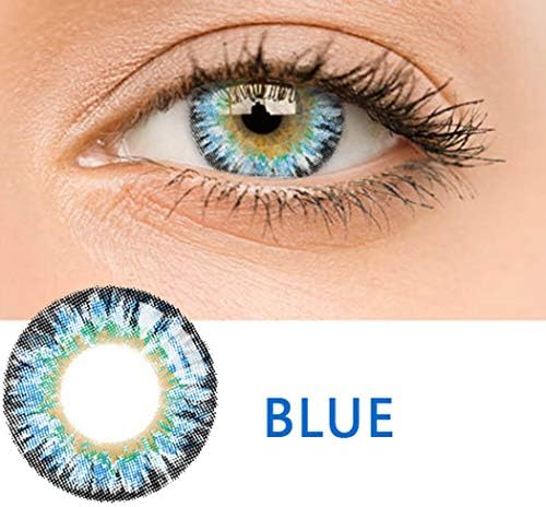 A Pair of Cute Colored Multicolor Eyes Lenses