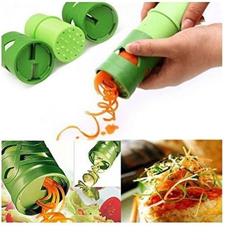 Multifunction Vegetable Fruit Cucumber Turning Cutter Slicer Fruit Vegetable Processing Device by GokuStore