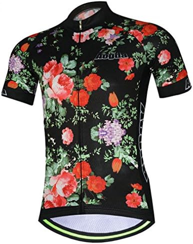 Aogda Cycling Jersey Short Sleeve Men's Bicycle Shirts Bib Shorts Bike Cycle Clothing Wear D196