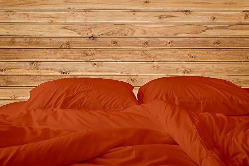 Egyptian Cotton, Italian Finish Egyptian Cotton bed Sheet Set from New York Rainbow comes with 24 Inches Deep Pocket, Enhance your sleeping experience now (Cal-King,Brick Red)