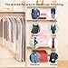 HOMMINI Clothes Cover Hanging Garment Bag Lightweight Suit Bags Dust-Proof (Set of 6) with Study Full Zipper for Closet Storage and Travel(47'' x 24'')