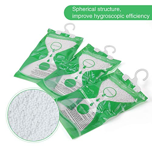Somune Wardrobe Moisture Absorber Packets (6 Pack), Hanging Closet