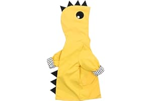 Tiuredx Toddler Baby Boy Girl Duck Rain Jacket Cute Cartoon Yellow Raincoat Hoodie Kids Coat Fall Winter School Outfit