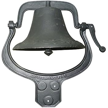 Yard Tuff YTF-22LB Large Cast Iron Farm Bell