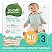 Seventh Generation Baby Diapers for Sensitive Skin, Plain Unprinted, Size 3, 155 Count (Packaging May Vary)