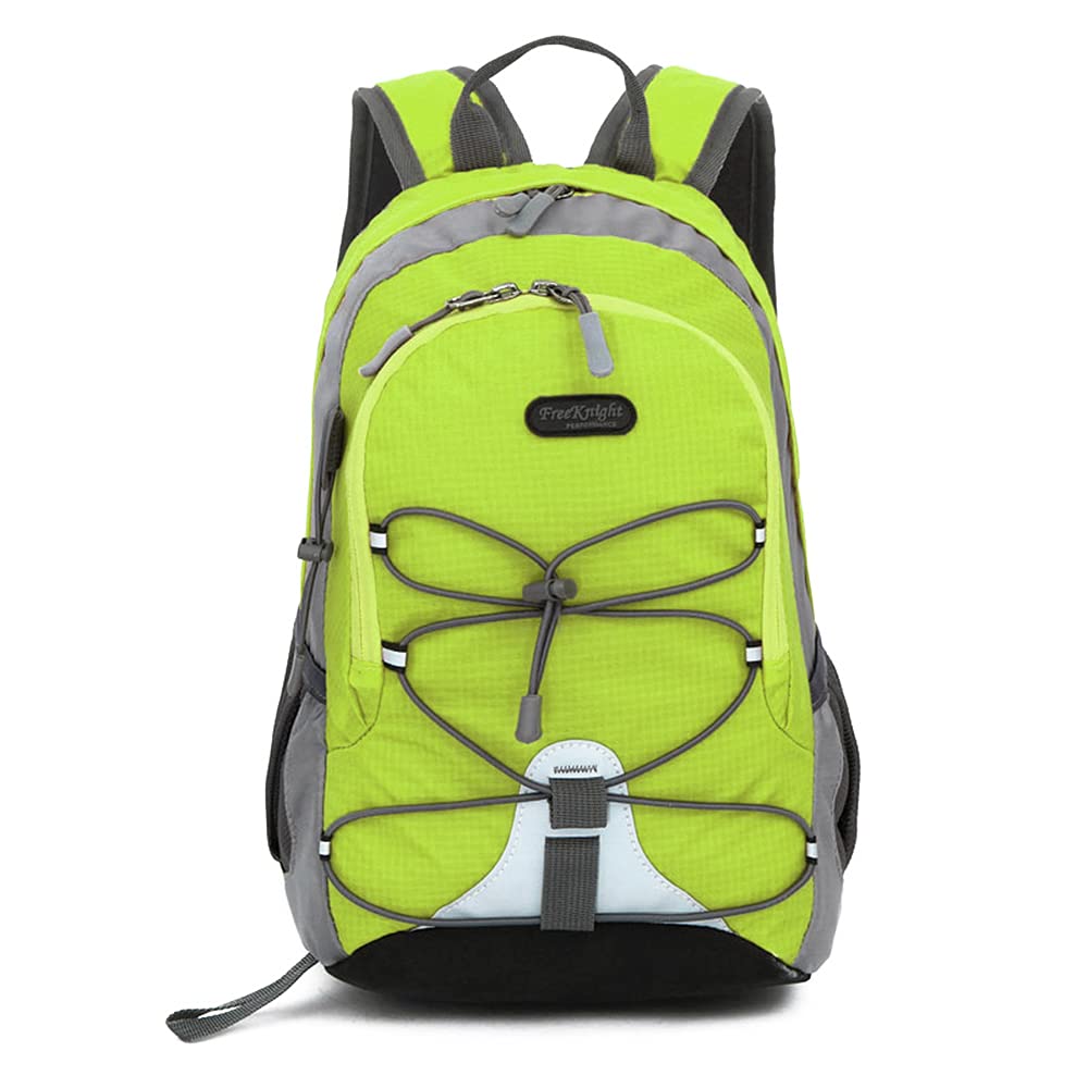 Bseash 10L Small Hiking Backpack for Kids Ages 3-6 Girls Boys Under 4 feet, Mini Waterproof Outdoor Sport Travel Camping Daypack (Apple Green)