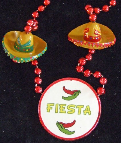 Fiesta Sombrero Mardi Gras Beads New Orleans Carnival Bayou Lousianna Cajun Creole Party by Mardi Gras World
