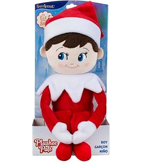 Weihnachts-Elf Mit Vinyl-Gesicht - 39cm Frecher Weihnachtshelfer Für Die Festtagsdekoration