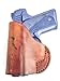 OUTBAGS USA LS4SOLO Full Grain Heavy Leather IWB Conceal Carry Gun Holster for Kimber Solo 9mm. Handcrafted in USA.