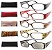 Fiore 5 Pack Spring Hinge Reading Glasses for Men and Women [1.00]