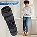 ORTONYX Tri-Panel Knee Immobilizer Full Leg Brace - Breathable and Lightweight - Straight Leg Support - Knee Splint 23.5