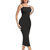 Zeecaro Slip Dress for Women Strapless Slip for Under Dresses Tummy Control Full Slip Body Shaper