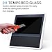 Amazon Echo Show Screen Protector,AnoKe Full Coverage Tempered Glass High Definition Screen Protector[Anti-Scratch] Bubble-Free Excellent Screen Protector for Amazon Alexa Echo Show 2017-2Pack