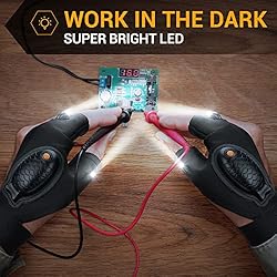 Rechargeable Flashlight Gloves Gifts for Men - Led