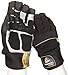 West Chester 96650 Yeti Waterproof Winter Gloves [Black] – 10.5 in. Length, 4.75 in. Width with PU Patch, PVC Grip. Synthetic Leather Safety Gloves