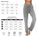 DIBAOLONG Womens Yoga Pants Wide Leg Comfy Drawstring Loose Straight Lounge Running Workout Legging Gray XL