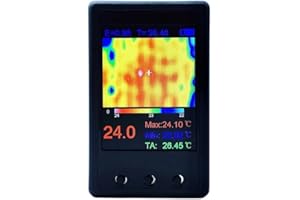 AugustknowU Portable Infrared Thermal Imaging Camera 2 4 Inch LCD with Adjustable Emissivity and USB Interface for Accurate T