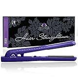 Sutra Beauty Ceramic Magnetic Plate Hair Straightener, Metallic Purple