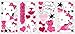 RoomMates RMK2015SCS Hello Kitty Couture Peel and Stick Wall Decals