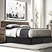 Nestl Black Full Bed Skirt - Full Size Bed Skirt 14 Inch Drop - Brushed Microfiber Bed Skirts - Hotel Quality Pleated Bed Skirt - Shrinkage & Fade Resistant