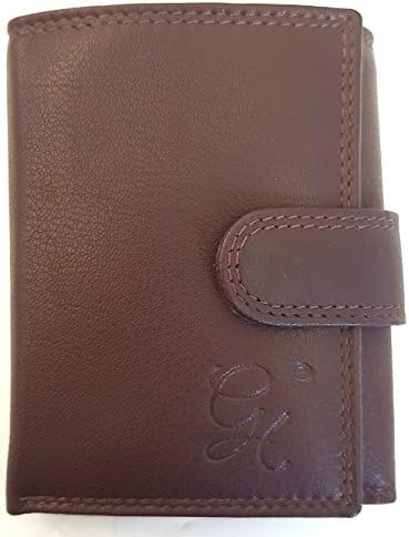 GH Quality Trifold Small Soft Leather Wallet Credit Cards - Size: 102(h) x 83(w) x 16(d) mm