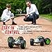 4WD Remote Control Stunt Toy Car for Kids - Cool Off Road RC Rock Crawler with 2-Sided Driving - Birthday for Boys and Girls