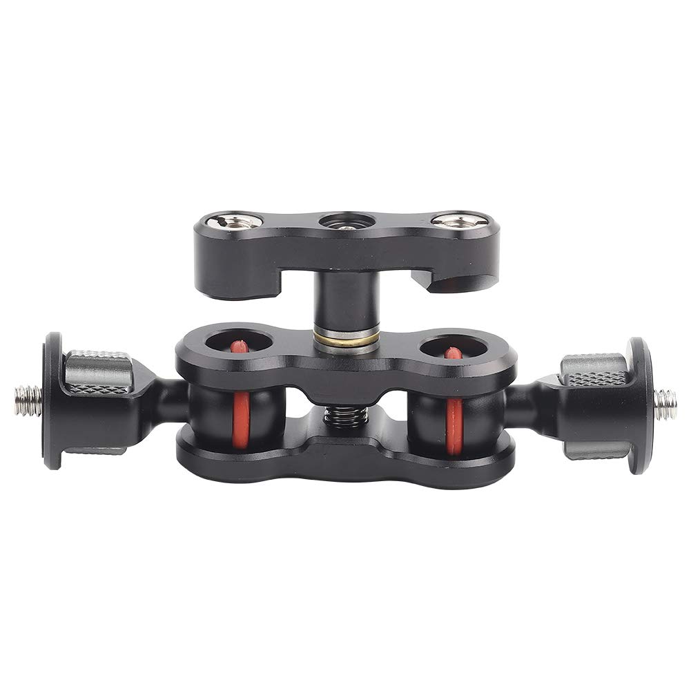 Camera Magic Arm Mount, 180 Degree Rotatable Dual Ball Head DSLR Camera Supports for LCD Monitor