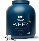Kinetica Whey Protein Powder Vanilla 2.27 Kg 76 Servings 23g Protein