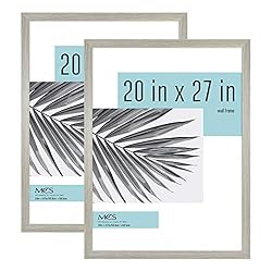 MCS Studio Gallery Frame, Gray Woodgrain, 20 x 27