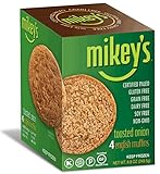 Paleo Bread, English Muffins, Toasted Onion, 4 Per Box (2 Pack)