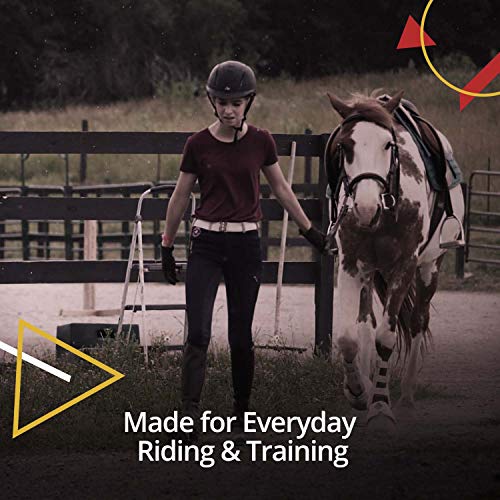 Kavallerie Classic Tendon Boots, Impact-Absorbing Material, Breathable & Evenly Distribute Pressure, Protect Tendon and Ligaments, Anti-Slip, Anti- Sore and Moisture Repellant Show Jumping Boots - Thumbnail 3