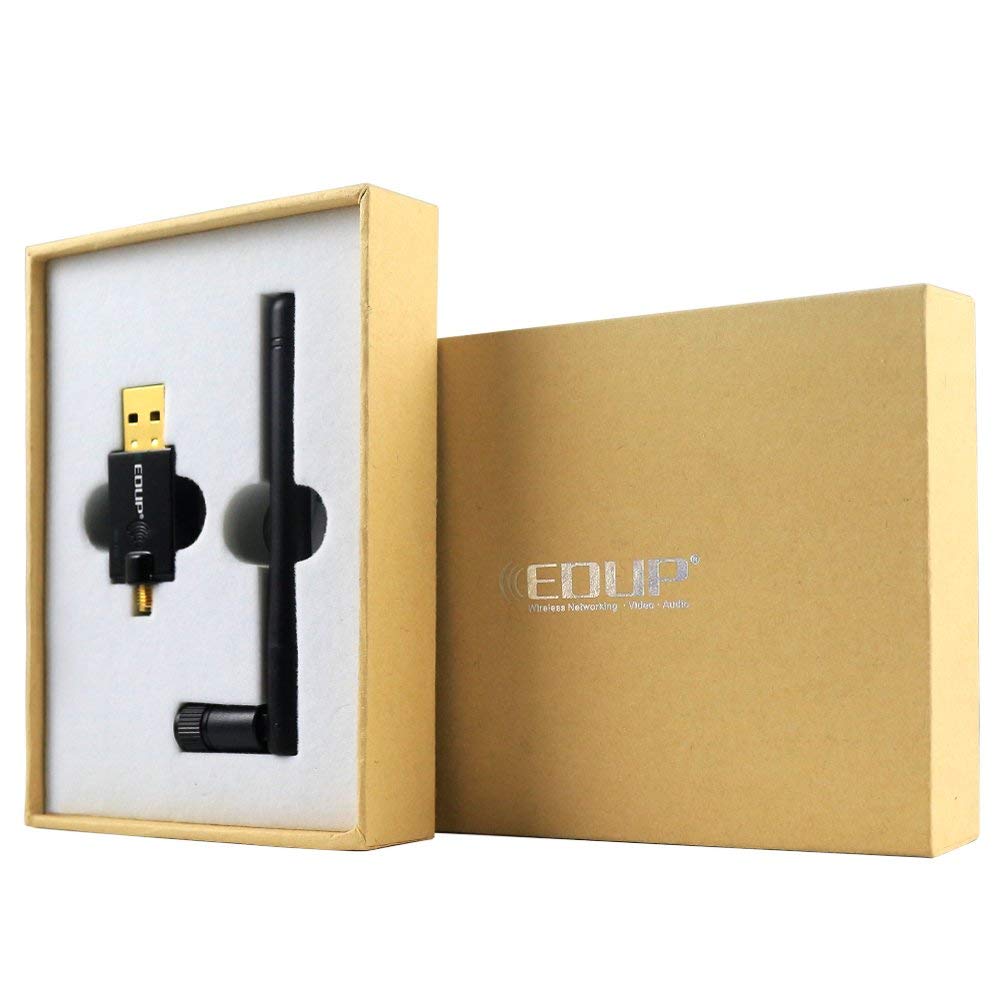 Wireless USB Wifi Adapter 300mbps Wireless N 2.4 Ghz for PC, Desktop, Laptop, Support Windows 10,Windows 8/8.1, Windows 7, Win XP/ Vista, Mac OS 10.4-10.14