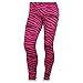 Largemouth Men's 80's Heavy Metal Pants Zebra Neon Pink (Medium)